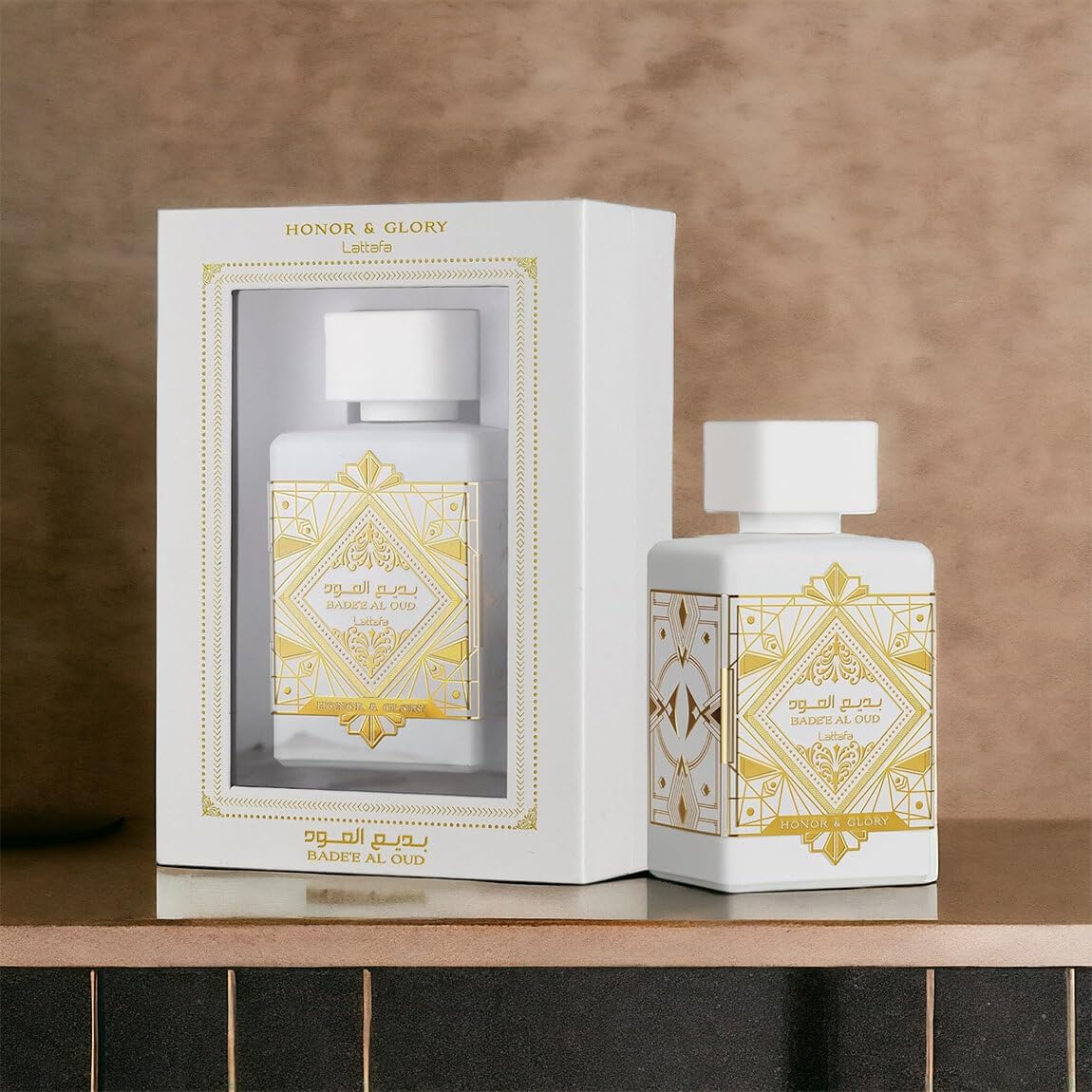 Lattafa Bade'e Al Oud Honor & Glory 3.4 Oz Unisex Eau de Parfum Fruity Vanilla Warm Spicy Woody - Image 2