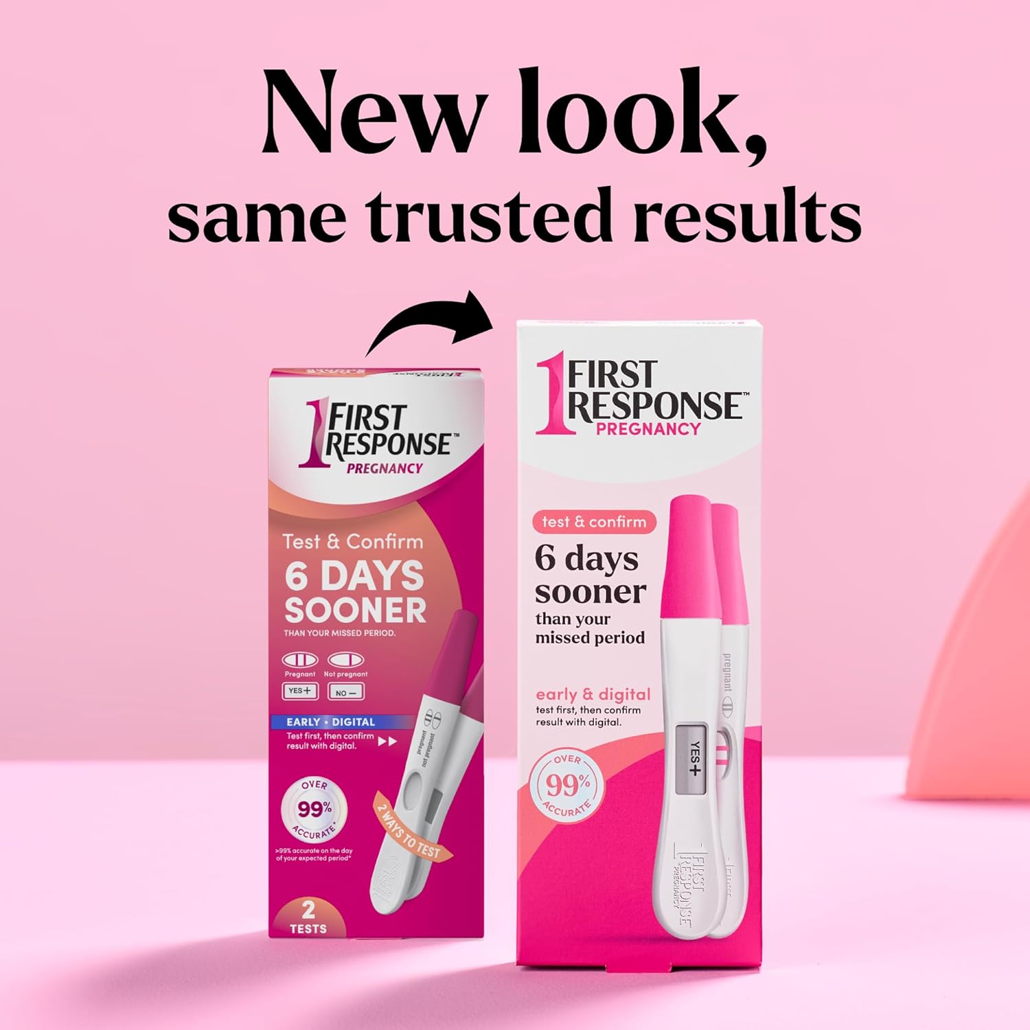 First Response 2-Pack: 1 Pregnancy Test Stick & 1 Digital Test for Accurate Results - Image 2