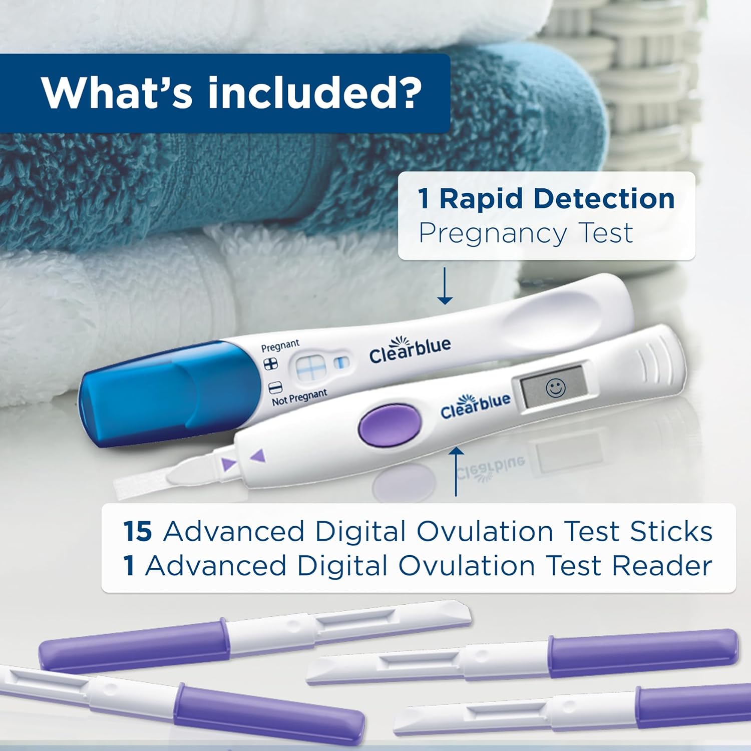 Clearblue Advanced Digital Ovulation Test Kit 16 Count - Image 2