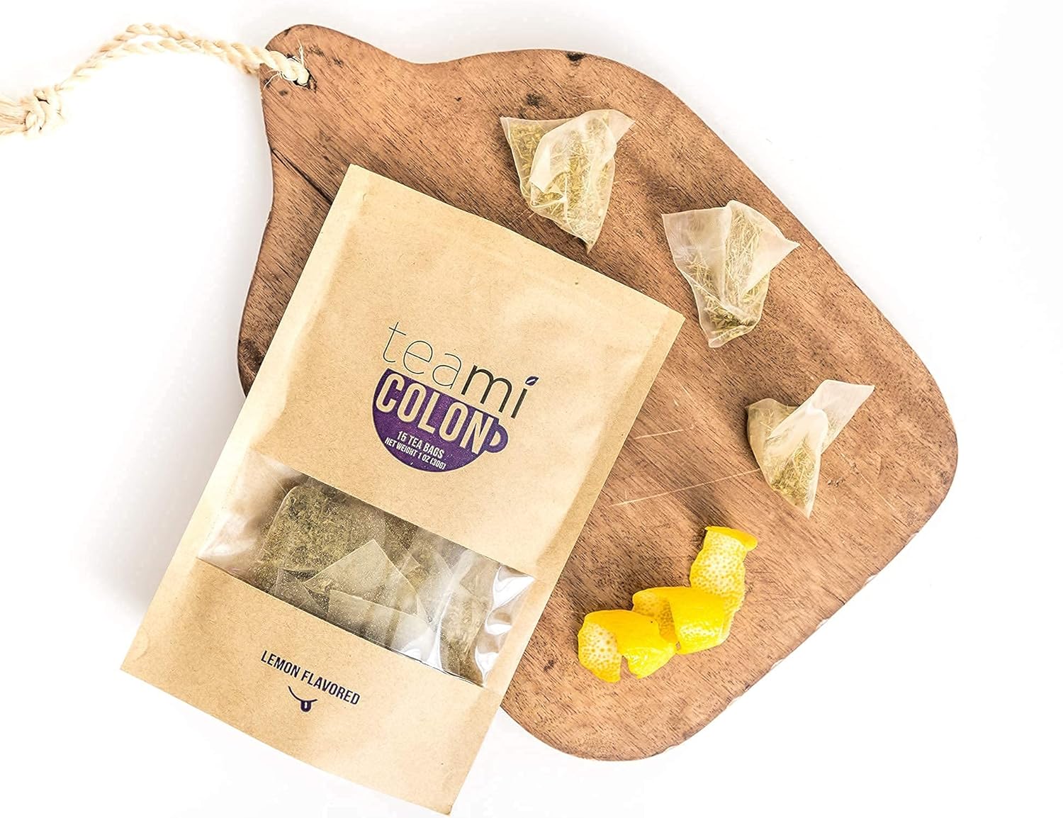Teami Colon Detox Tea All Natural 30 Day Supply Lemon 15 Tea Bags - Image 9