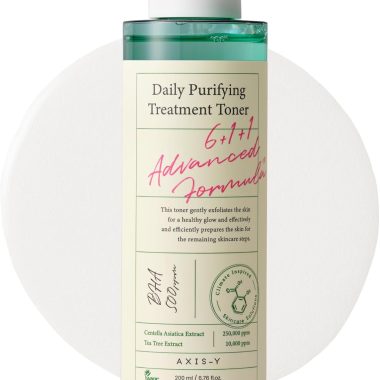 AXIS-Y Vegan Korean BHA Toner 6.76 fl oz Salicylic Acid Centella Asiatica Pore Minimizer Blemish Treatment