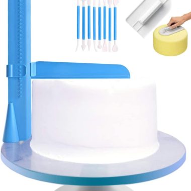 Adjustable Plastic Cake Scraper Comb Set for Smooth Edge Side Decorating 3 in 1 Tools