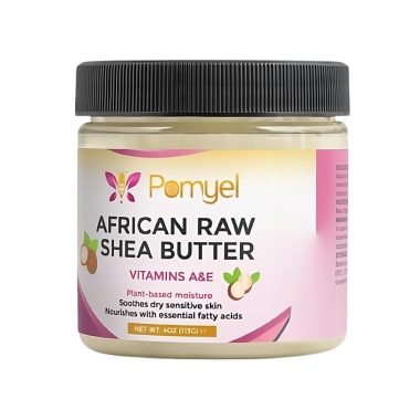 100% Natural African Raw Shea Butter 4 oz Moisturizer for All Skin Types Eczema Relief Anti-Aging