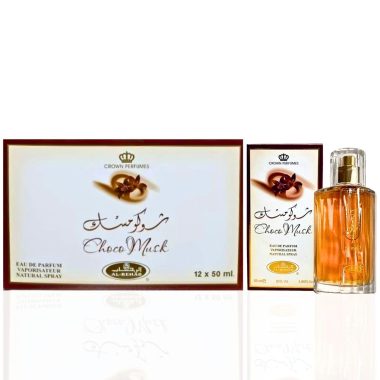 Al-Rehab Choco Musk 50ML Eau De Parfum Spray 12-Pack Irresistible Musk Chocolate Blend