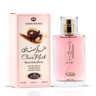 Al-Rehab Choco Musk Marshmallow Eau de Parfum for Women 50ml Gourmand Perfume Sweet Fluffy Cocoa Strawberry