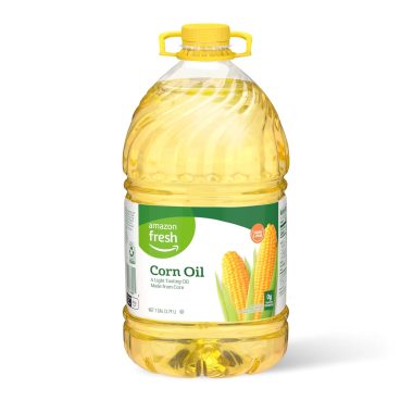 Amazon Fresh 128 Fl Oz Corn Oil, New Packaging