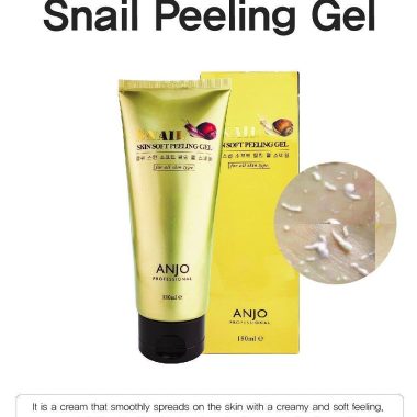 Anjo Skin Soft Snail Peeling Gel 180 ML Exfoliator for Smooth Skin