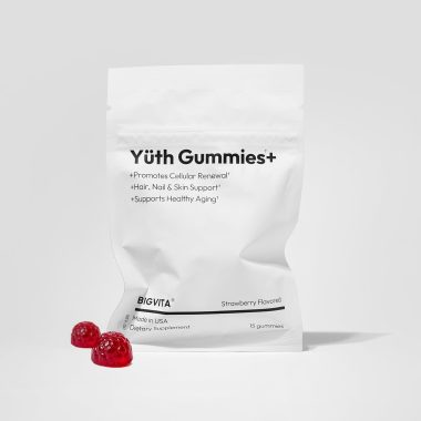 BIGVITA Youth Gummies with High-Purity Spermidine for Hair, Skin, Nails, and Cellular Renewal