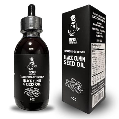 Bedu World Trade Unfiltered Black Cumin Seed Oil Cold Pressed Hexane-Free 2 fl oz
