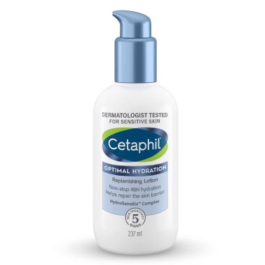 Cetaphil Optimal Hydration 237ml Replenishing Body Lotion Lightweight Moisturizer for Sensitive Skin