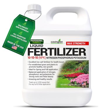 Covington 32oz 10-10-10 NPK Liquid Fertilizer Concentrate for Lawns and Plants
