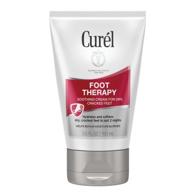 Curel Soothing Foot Therapy Cream Dry Cracked Feet 3.5 Oz Shea Butter Vitamin E