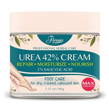 FIVONA 42% Urea 2% Salicylic Acid Foot Cream Dry Cracked Heels Callus Remover 8oz