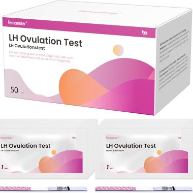 Femometer Ovulation Test Strips 50 Count, Over 99% Accurate, Easy to Use for Women