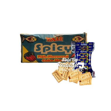 Nigeria's Favorite Spicy Fish Cake Biscuits 1 Box Pack of 48