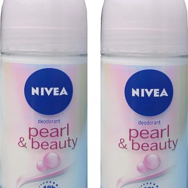 Nivea Pearl Beauty Deodorant Roll-On for Women, 50ml, Pack of 2