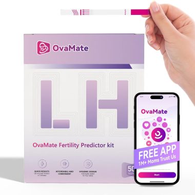 50 Ovulation Test Strips Kit for Women Fertility Tracking Pregnancy Planning with Free App Access