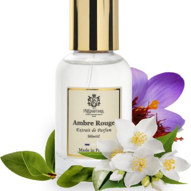 PREparfume Ambre Rouge 30ml Luxury Oriental Floral Fragrance with Saffron Jasmine Amber and Oud Notes