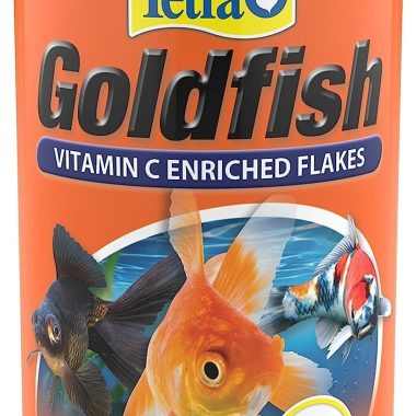 Tetra Goldfish Flakes 2.2 oz Nutritionally Balanced Diet Vitamin C Enriched Aquarium Fish Food