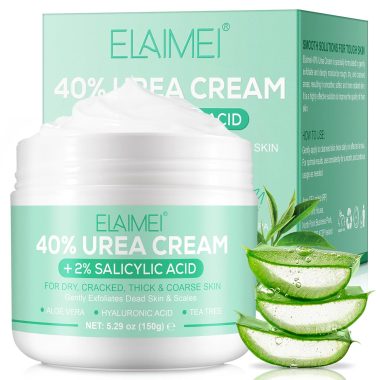40% Urea Cream with Salicylic Acid for Dry Cracked Feet Deep Moisturizer 5.29 oz