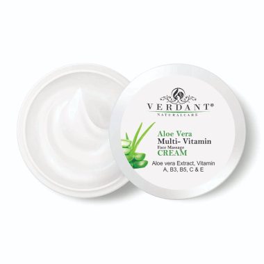 Verdant Aloe Vera Multi-Vitamin Face Cream 100ml Parabens Free Moisturizer