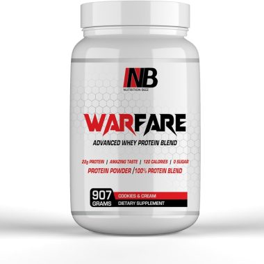 Warfare Advanced Whey Protein Blend 2 lbs Cookies and Cream 22g Protein