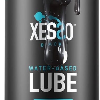XESSO 32 fl oz Water-Based Lubricant All Natural Hypoallergenic Slippery Massage Gel Discreet Package