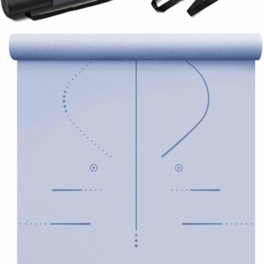 YOTTOY Extra Wide 72"x 32" Eco-Friendly TPE Yoga Mat for Home Workout with Strap Bag