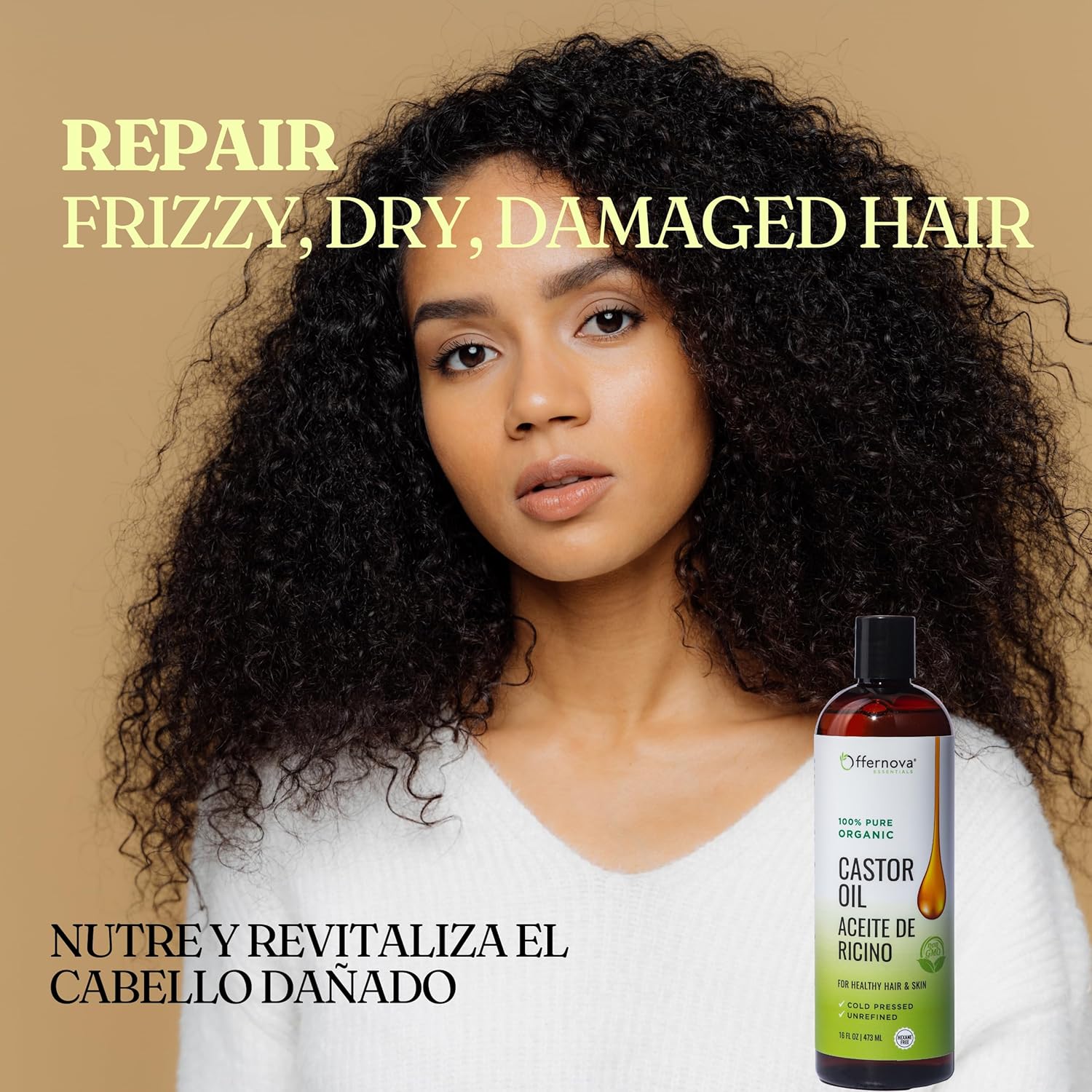 100% Pure Organic Cold Pressed Castor Oil 16 oz Hexane Free for Hair Growth - Image 6