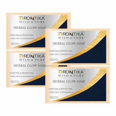 Drontika Camel Milk & Sandalwood Bath Soap 4 Pack 500gm - Vitamin C Brightening & Nourishing for All