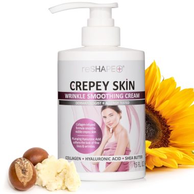 Reshape+ 15 Fl Oz Collagen Body & Face Cream for Skin Tightening and Elasticity with Green Tea