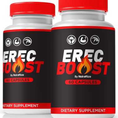2 Pack ErecBoost Original Male Capsules for Energy and Health 120 Count