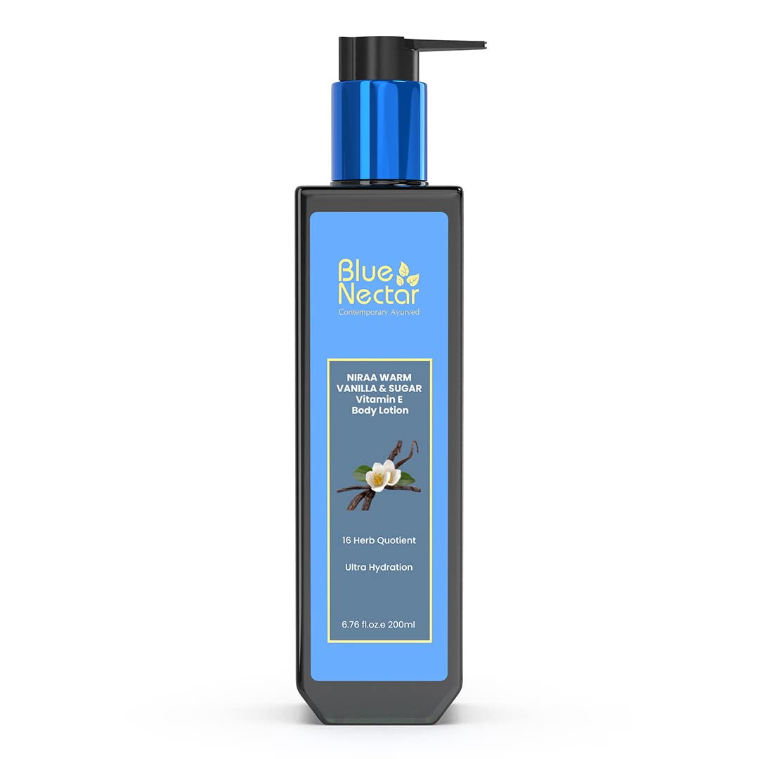 Blue Nectar Shea Butter Hydrating Body Lotion Vanilla Vitamin E 6.76 Fl oz