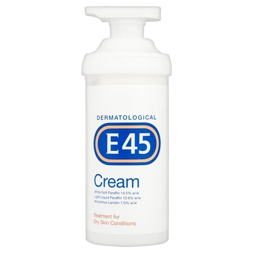 E45 Moisturizing Cream 500g Pump Dispenser for Dry Sensitive Skin