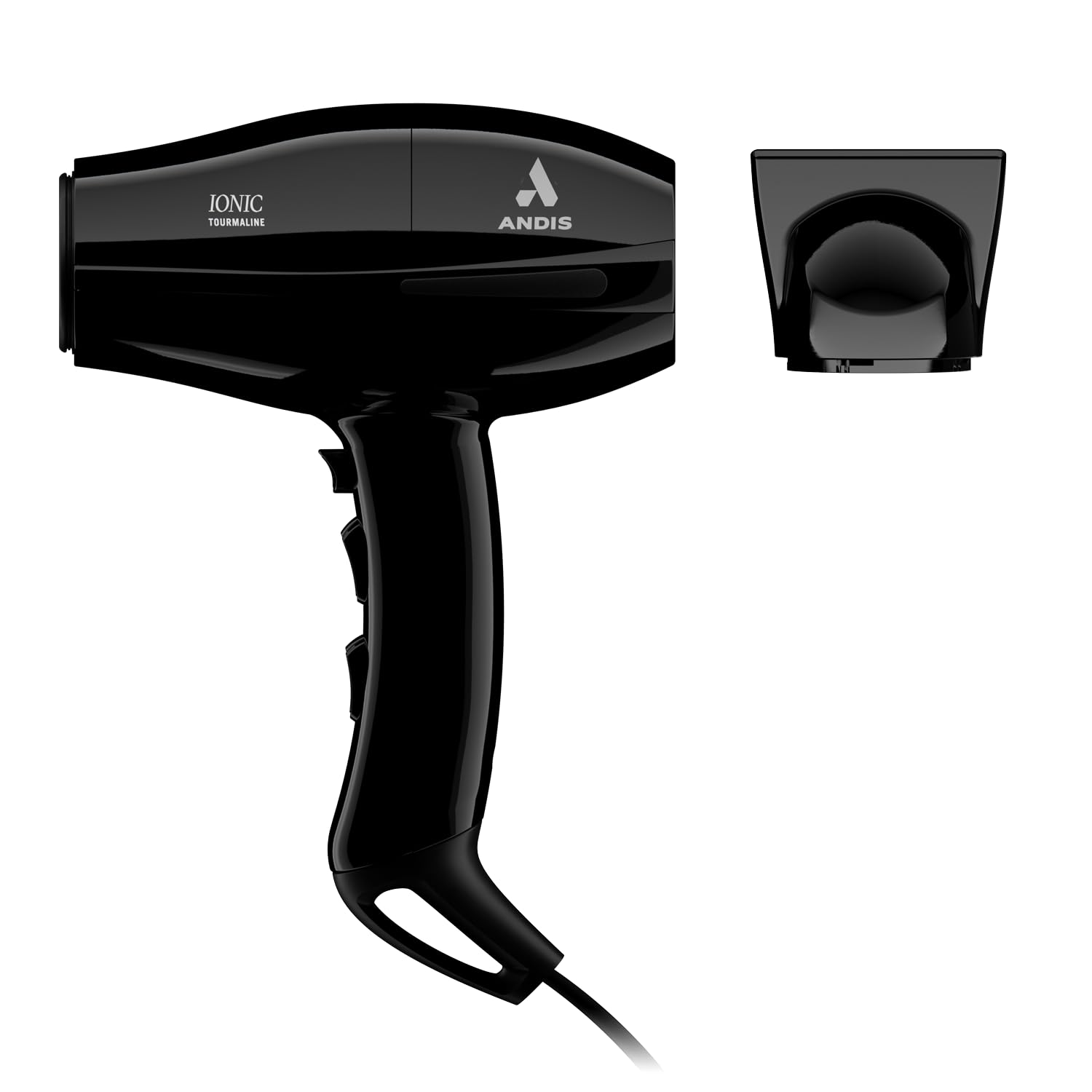 Andis Pro Dry Elite 1875W Ionic Hair Dryer Black 3 Heat Settings - Image 4