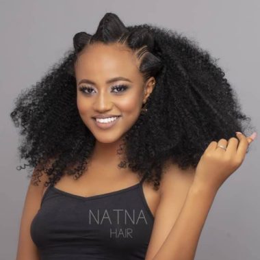 Synthetic 4 Bundle Hair Extension for Traditional Eritrean Ethiopian Braiding High Quality