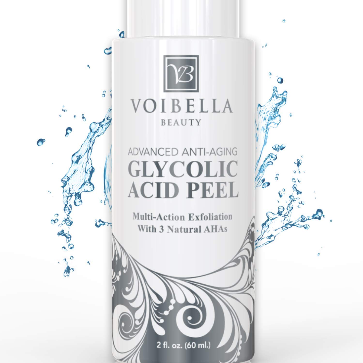 Gentle Glycolic Acid Peel Kit for Sensitive Skin with Lactic and Pyruvic Acids 1 oz