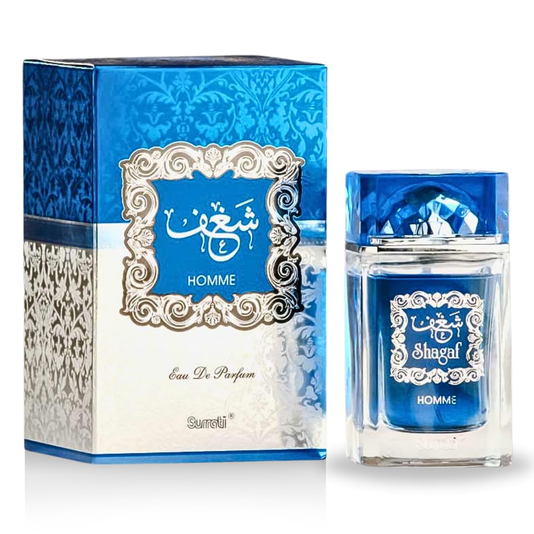 Shaghaf Arabian Eau De Parfum for Men 100ML Spray Exotic Long-Lasting Fragrance