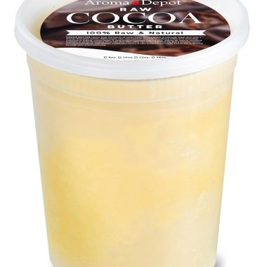 Aroma Depot 2lb Unrefined Raw Cocoa Butter 100% Natural for Skin and Hair Care