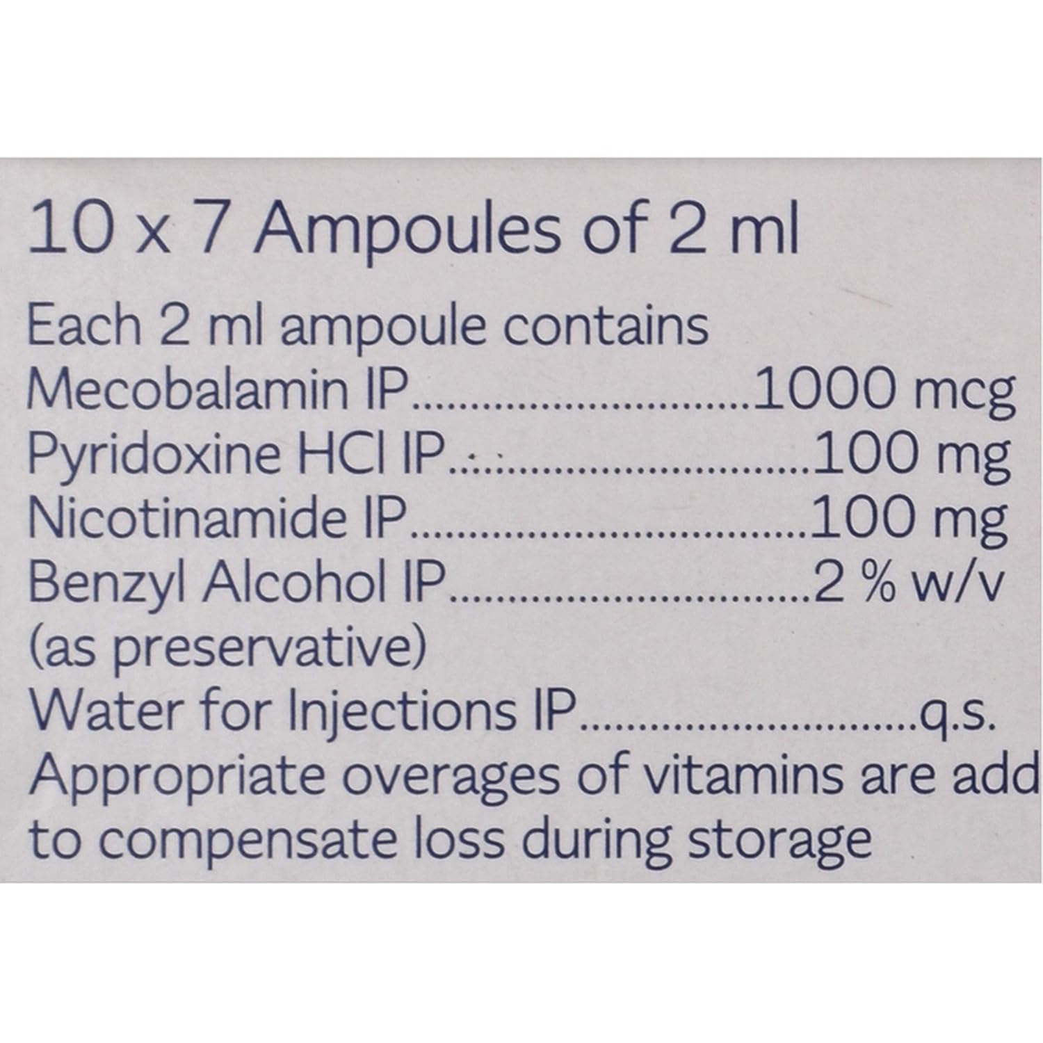 Neurobion Forte RF 2ml Injection Ampoule Vitamin B Complex - Image 4