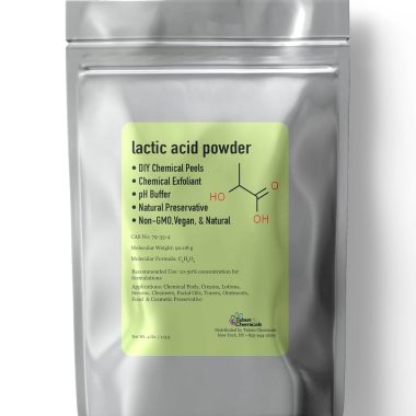 Food & Cosmetic Grade Lactic Acid Powder 4 Ounce for DIY Skin Peel & Moisturizer