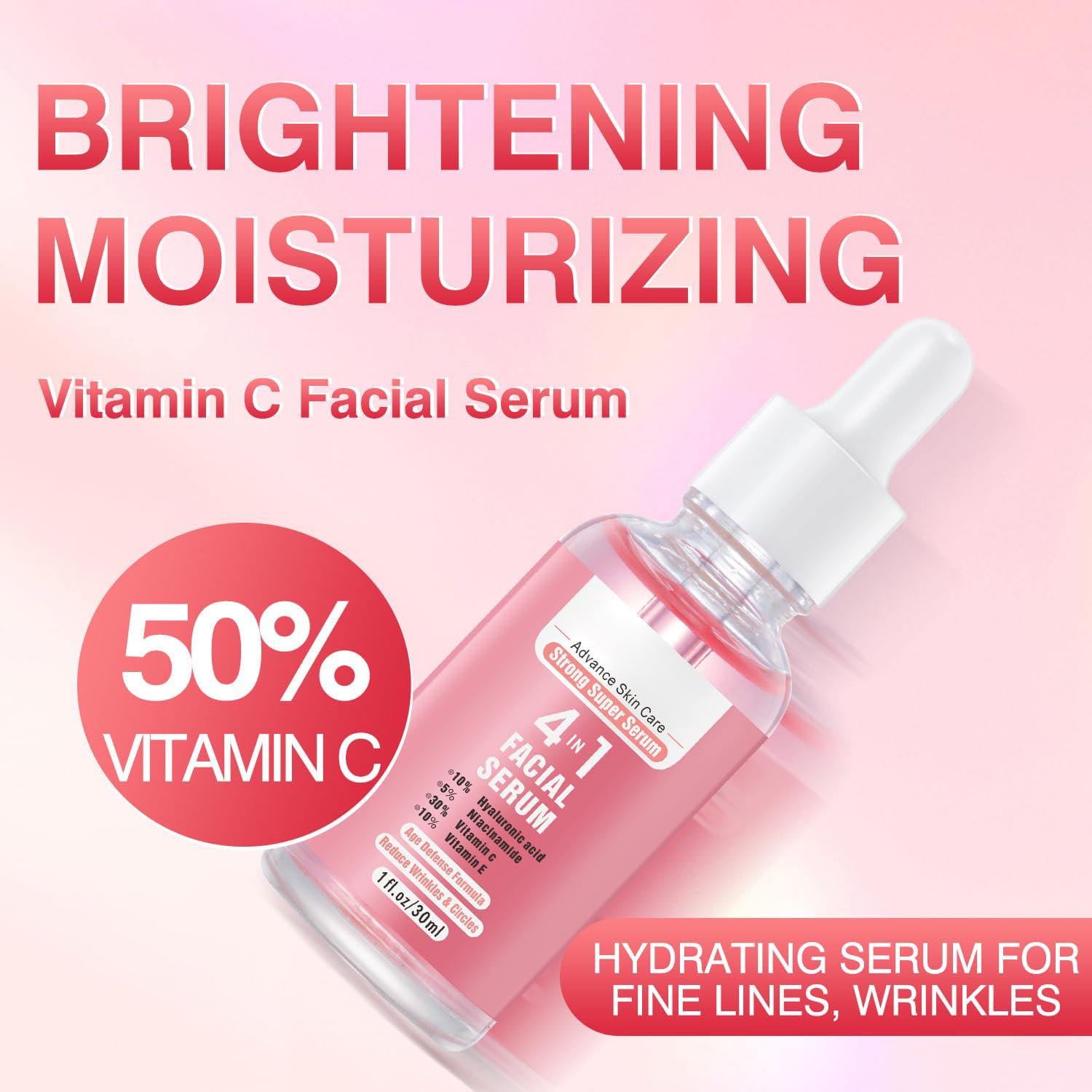 30ml Anti-Aging Vitamin C Facial Serum Hyaluronic Acid for Even Skin Tone - Image 7