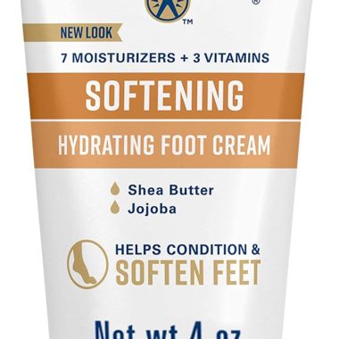 Gold Bond Softening Foot Cream 4 oz, Shea Butter Enriched for Dry, Cracked Skin