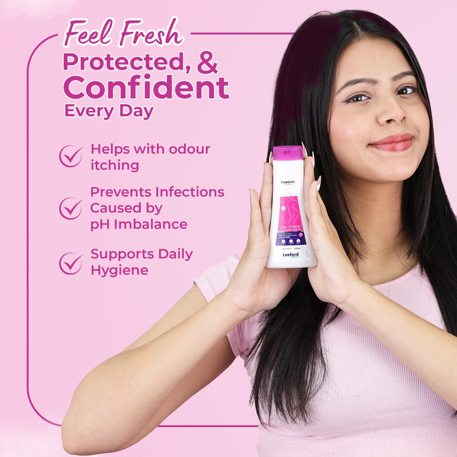 Femivin Intimate Wash 100ml Two Pack for All Skin Types Daily Use - Image 4