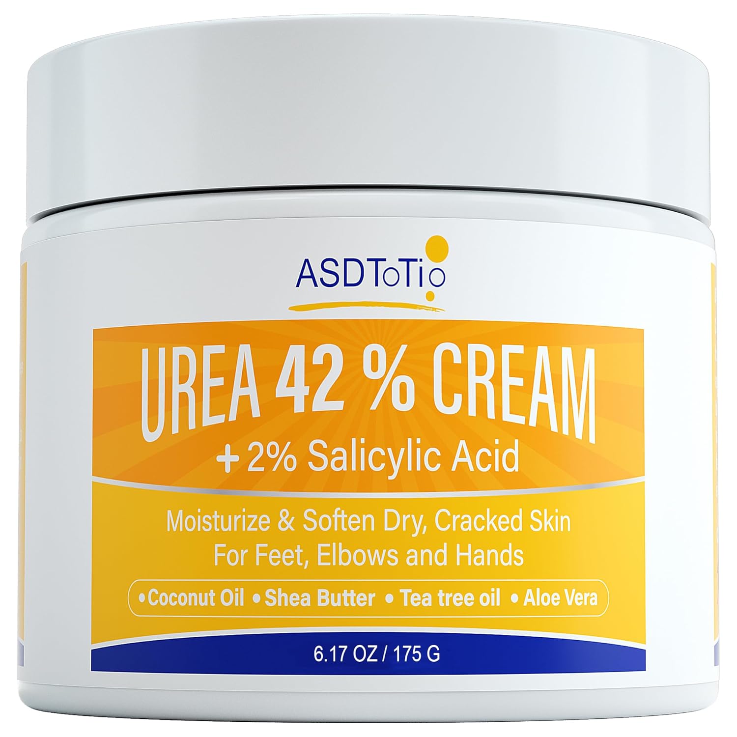 Urea 42% Foot Cream for Dry Cracked Heels, 6 oz Moisturizing Lotion - Image 5