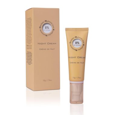 Rich Night Cream 50g with Hyaluronic Acid Kombucha for All Skin Types