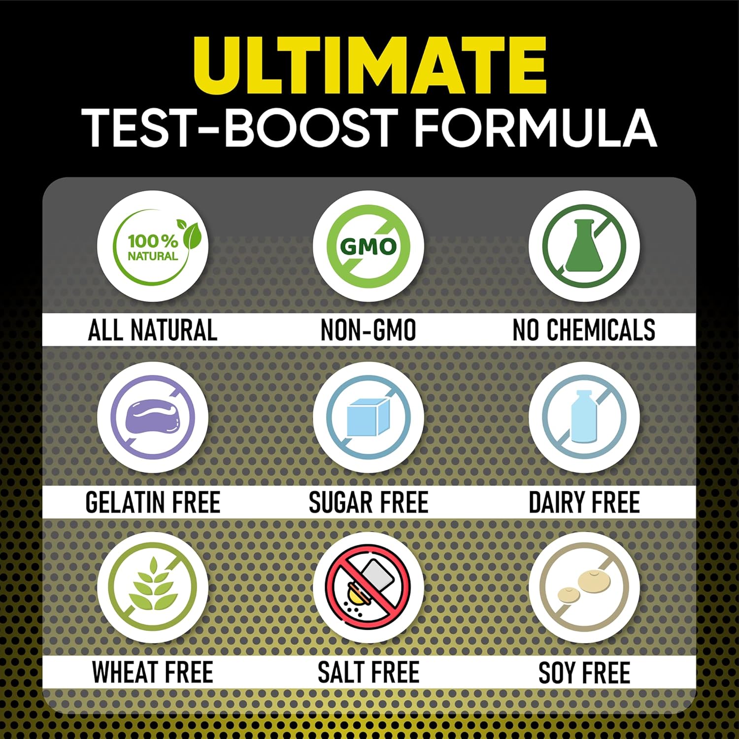 2 Inch Alpha Male Enlargement Pills for Men - 60 Day Supply - Testosterone Booster Supplement - Image 7