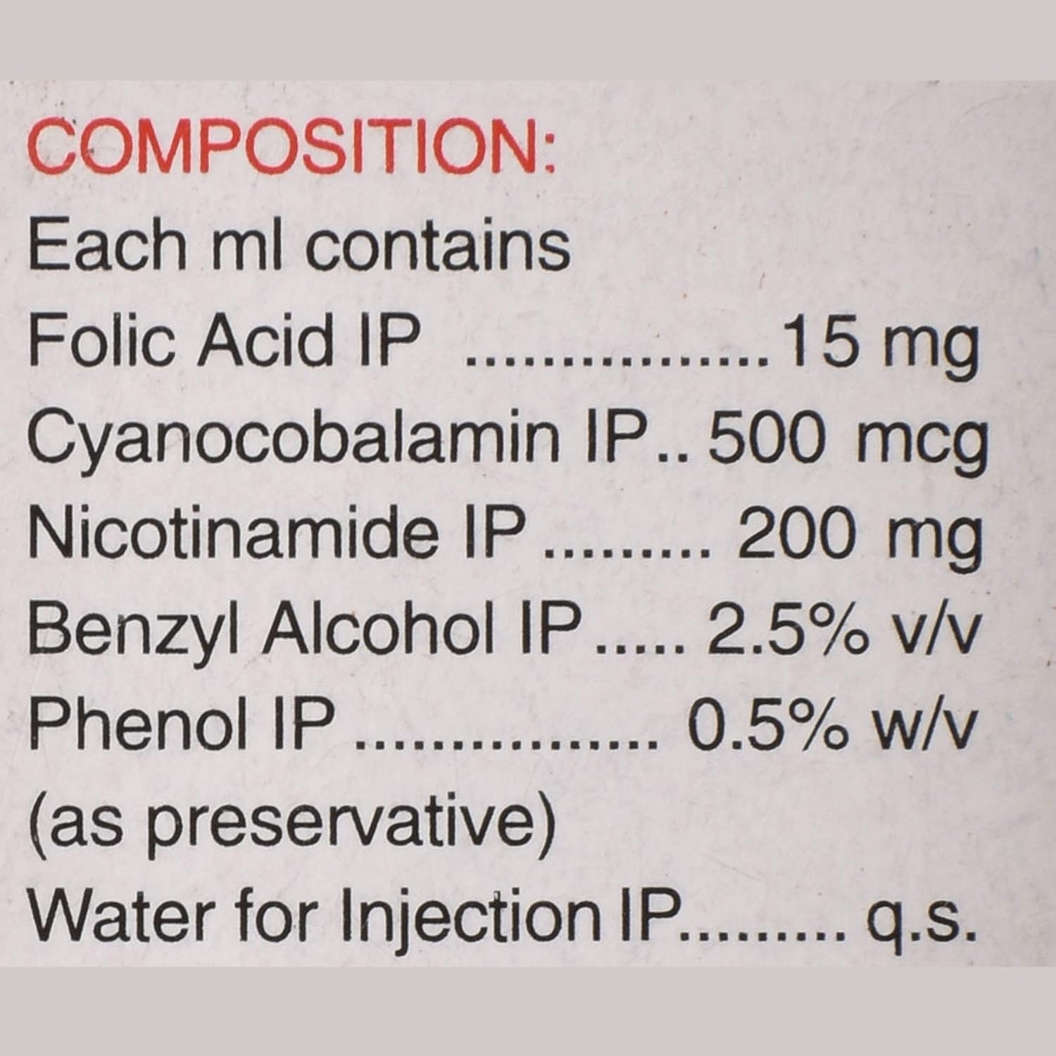 Vitcofol 10ml Injection Vial - Medical Grade Liquid Supplement - Image 4