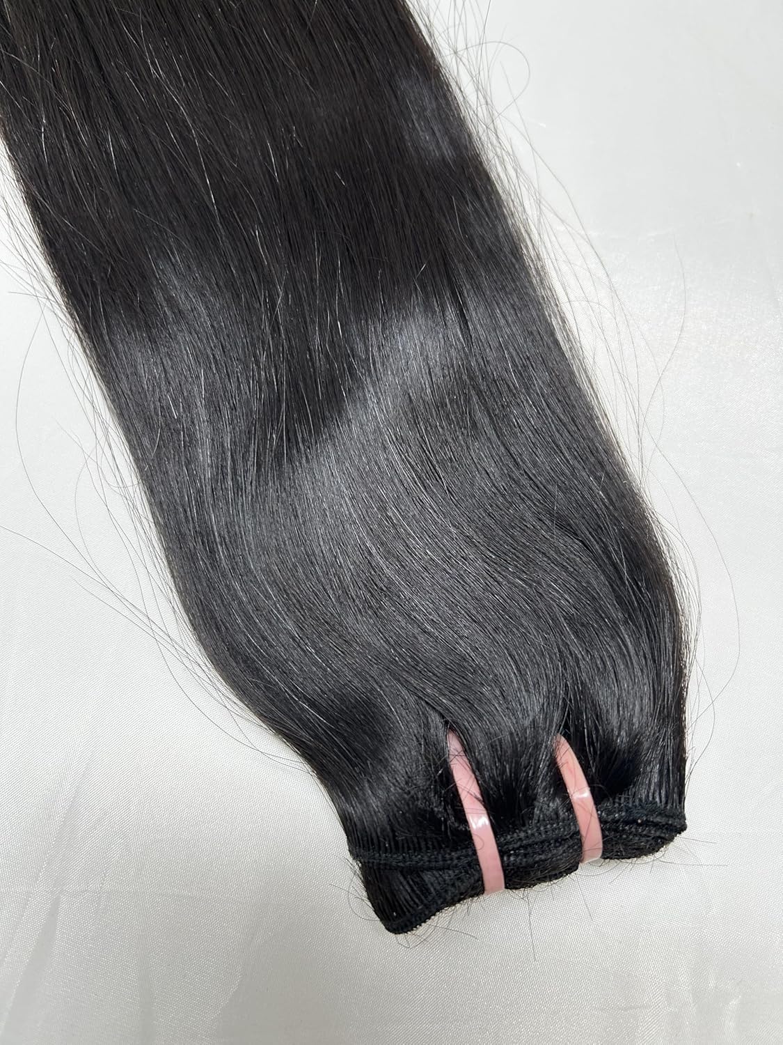 100 Gram Natural Straight Hair Bundle 10 Inch Double Weft 100% Raw Unprocessed - Image 2