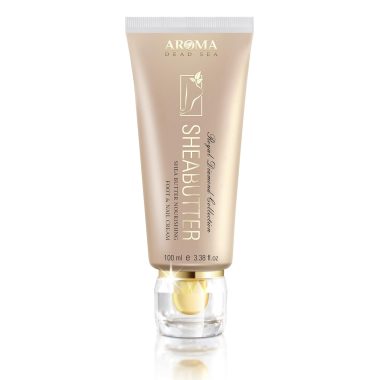AROMA DEAD SEA Shea Butter Foot Nail Cream 3.5 Fl.oz Nourishing Repair Damaged Skin Tea Tree Vitamin E Wheat Germ